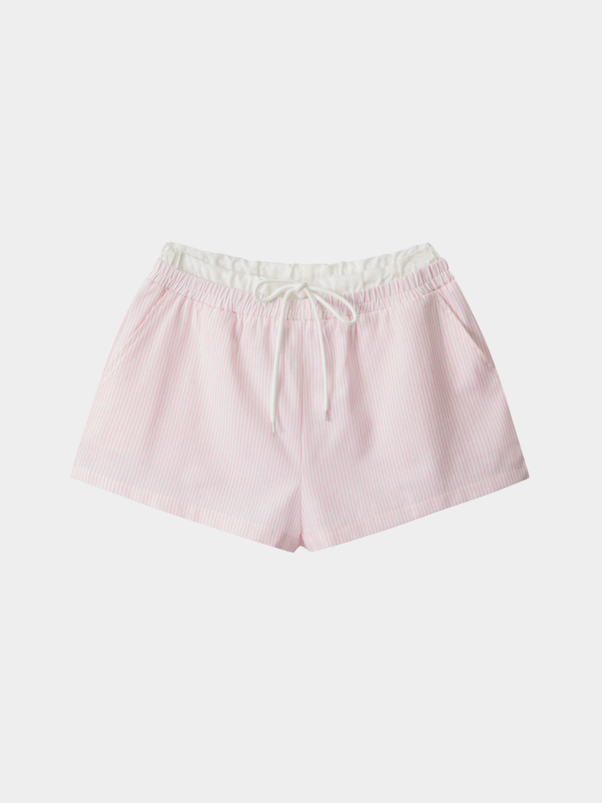 SkyLight - Lässige Damen-Shorts mit gestreiftem Doppelbund