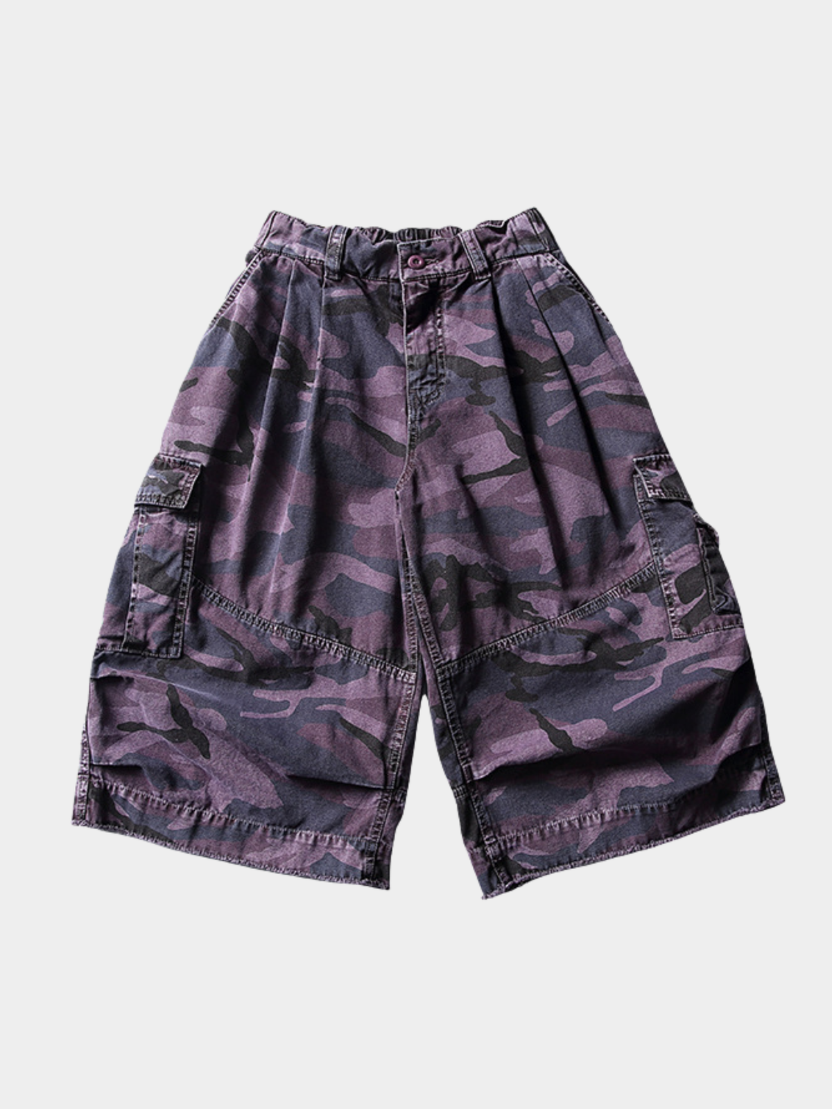 CampShell - Camouflage-Shorts mit vielen Taschen im Relaxed Fit