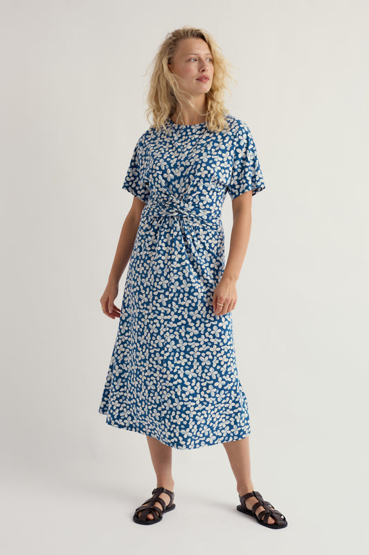 Water Mint Jersey Midi Dress