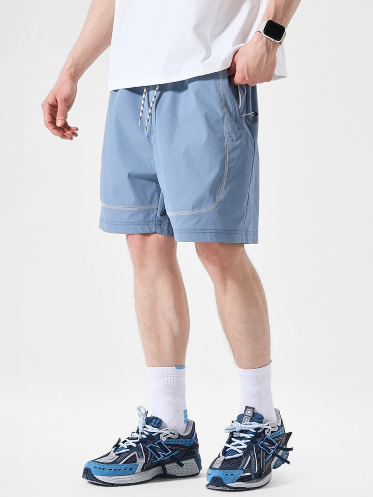 ChillClip – Wasserabweisende Unisex-Shorts mit Kontrasteinsätzen
