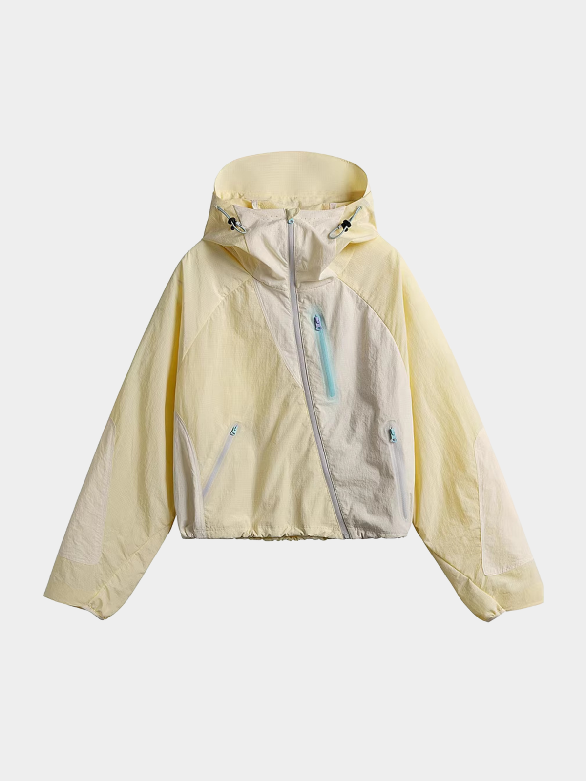 FrostFold - Kurz geschnittene UPF50+ Sonnen-Schutzjacke mit Kapuze für Damen