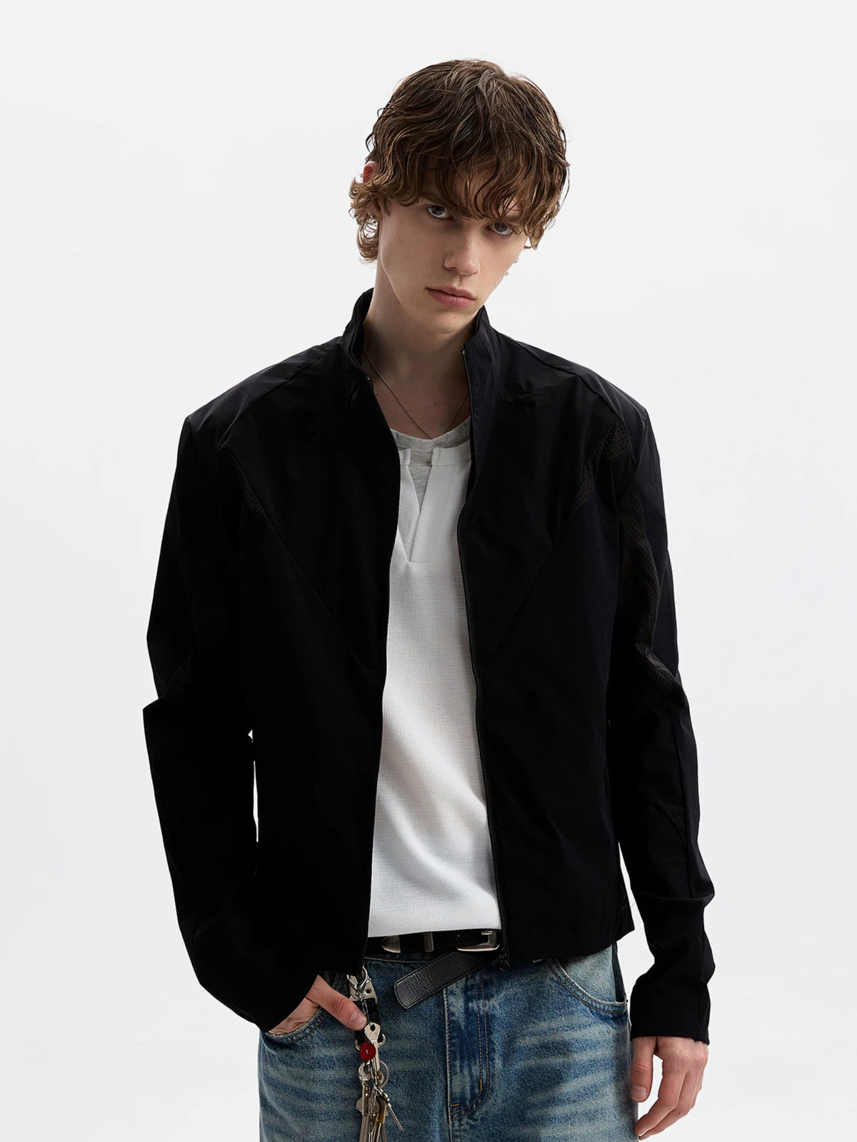 Claytrail – Atmungsaktive Herren-Sonnenschutzjacke mit Stehkragen und UPF50+ Mesh-Gewebe