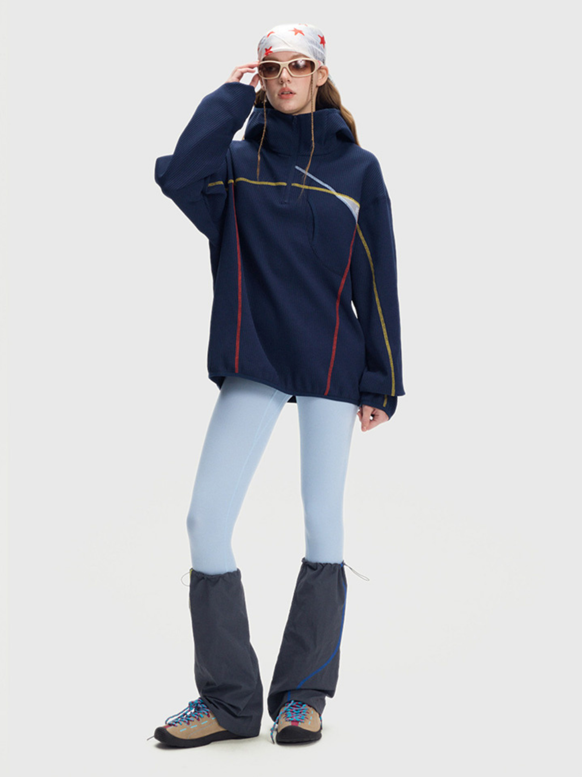 Forepeak - Damen 7A Antibakterielles schnelltrocknendes Langarmshirt mit Kapuze