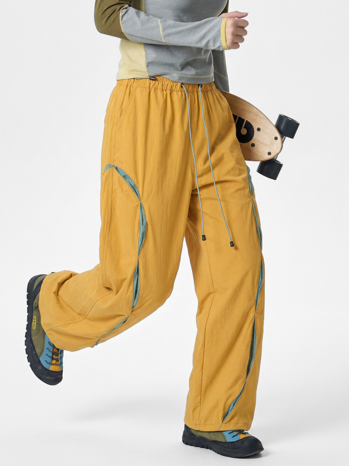 AlpineValley – UV-beständige, wasserabweisende Colorblock-Cargohose