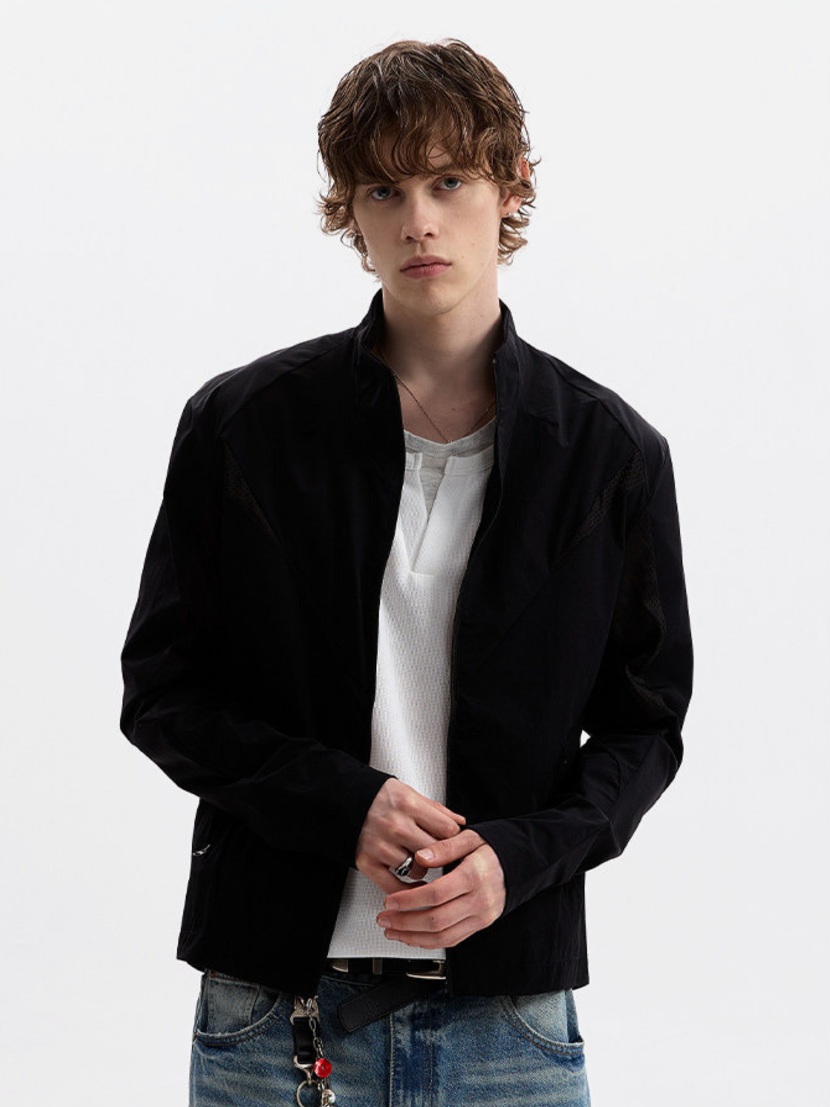 Claytrail – Atmungsaktive Herren-Sonnenschutzjacke mit Stehkragen und UPF50+ Mesh-Gewebe