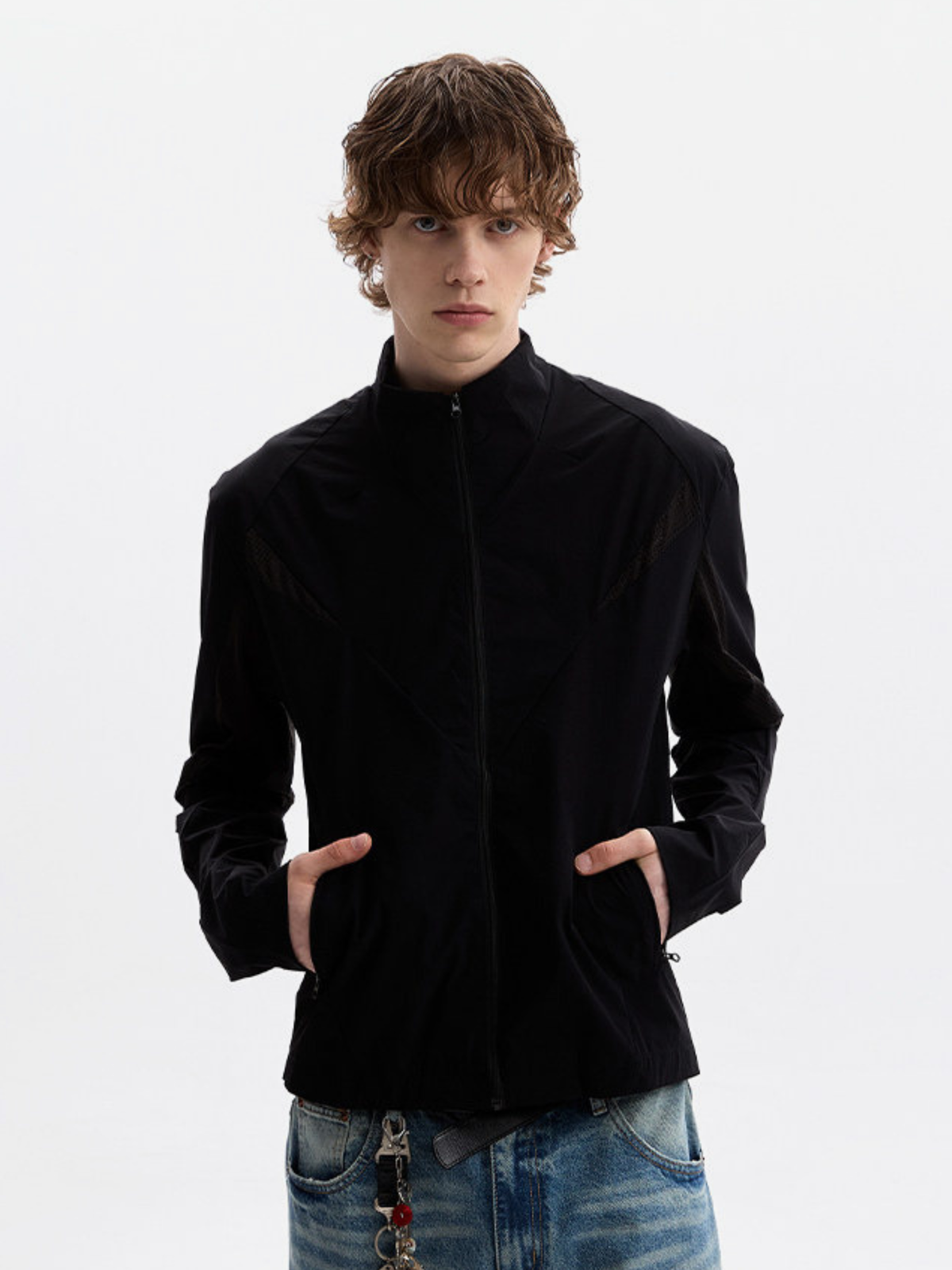 Claytrail – Atmungsaktive Herren-Sonnenschutzjacke mit Stehkragen und UPF50+ Mesh-Gewebe