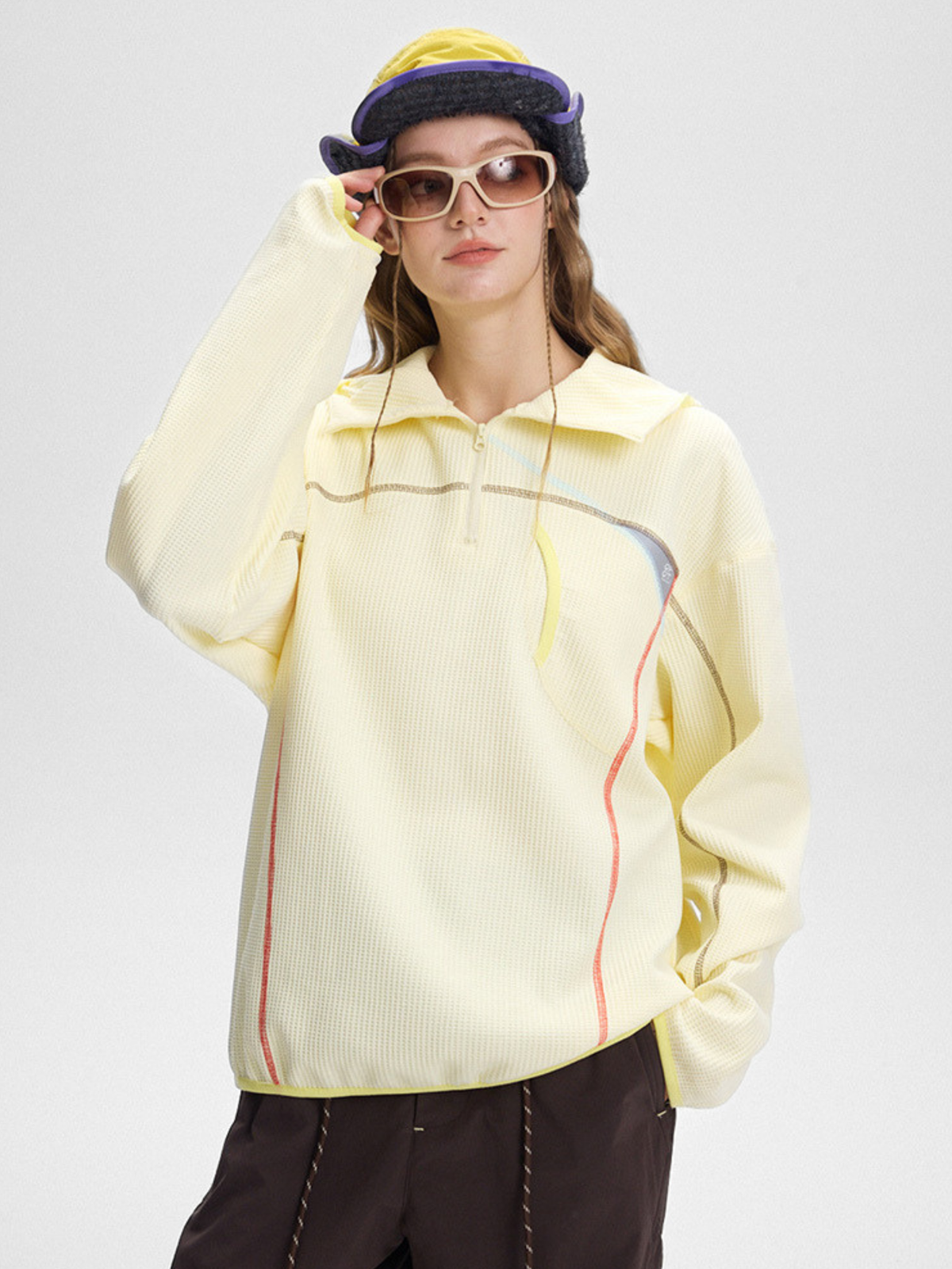 Forepeak - Damen 7A Antibakterielles schnelltrocknendes Langarmshirt mit Kapuze