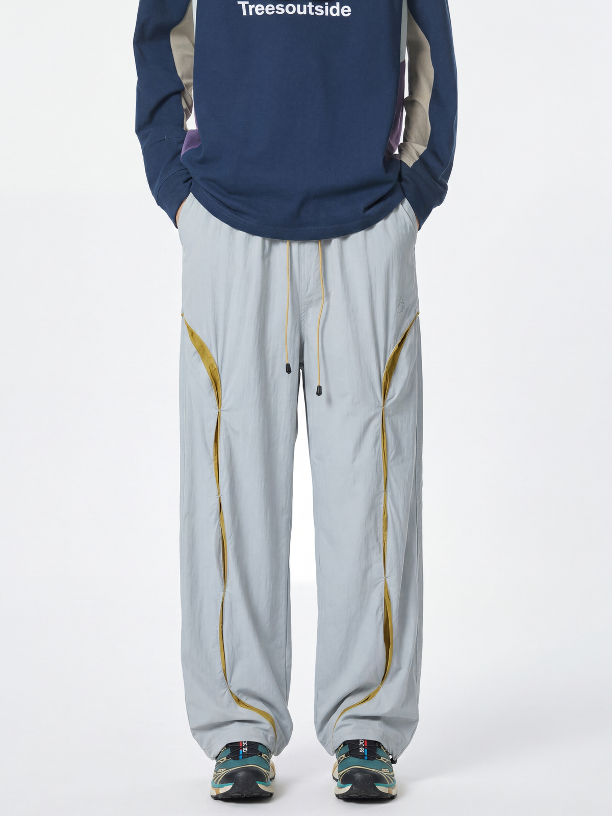AlpineValley – UV-beständige, wasserabweisende Colorblock-Cargohose