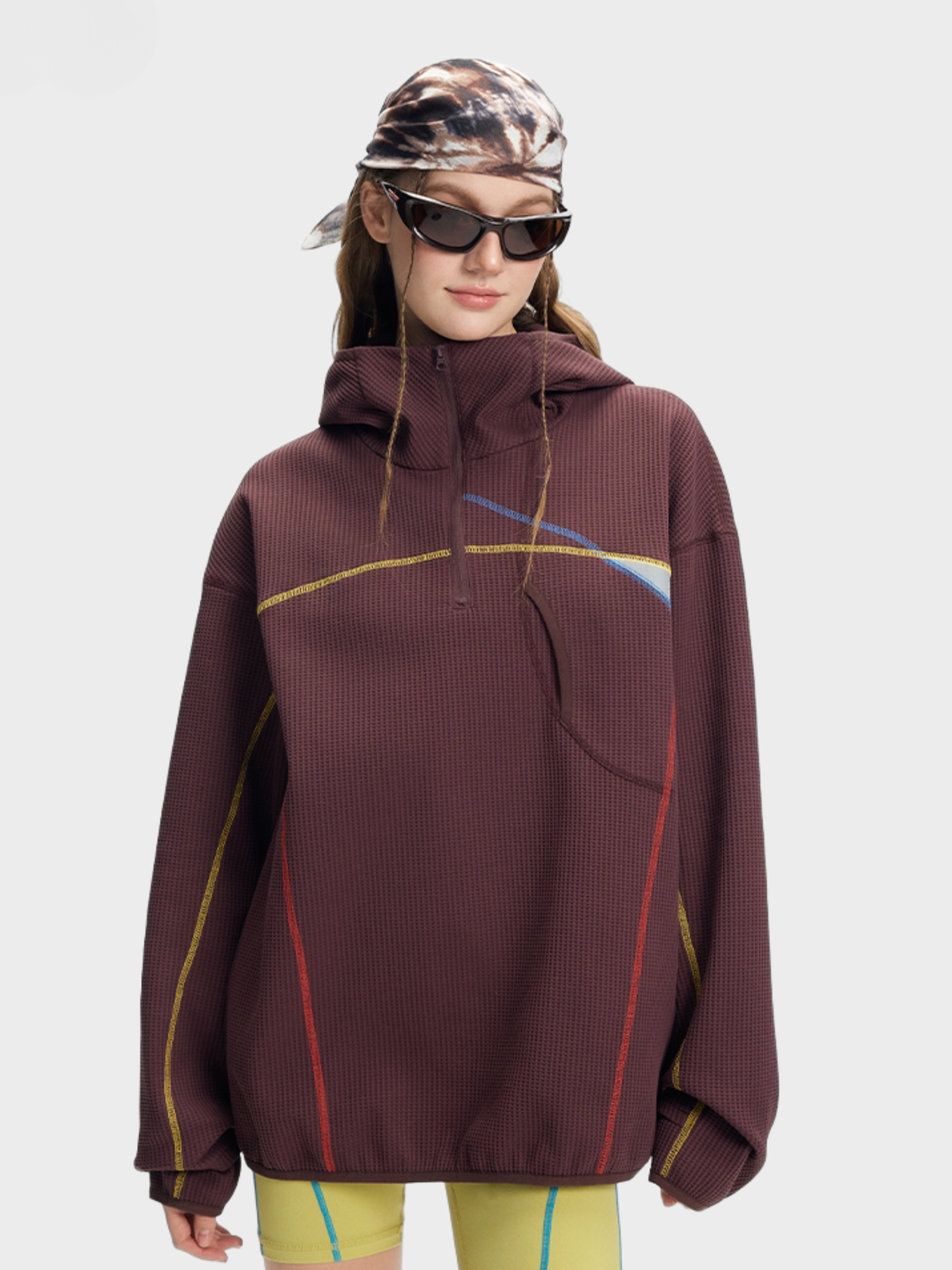 Forepeak - Damen 7A Antibakterielles schnelltrocknendes Langarmshirt mit Kapuze