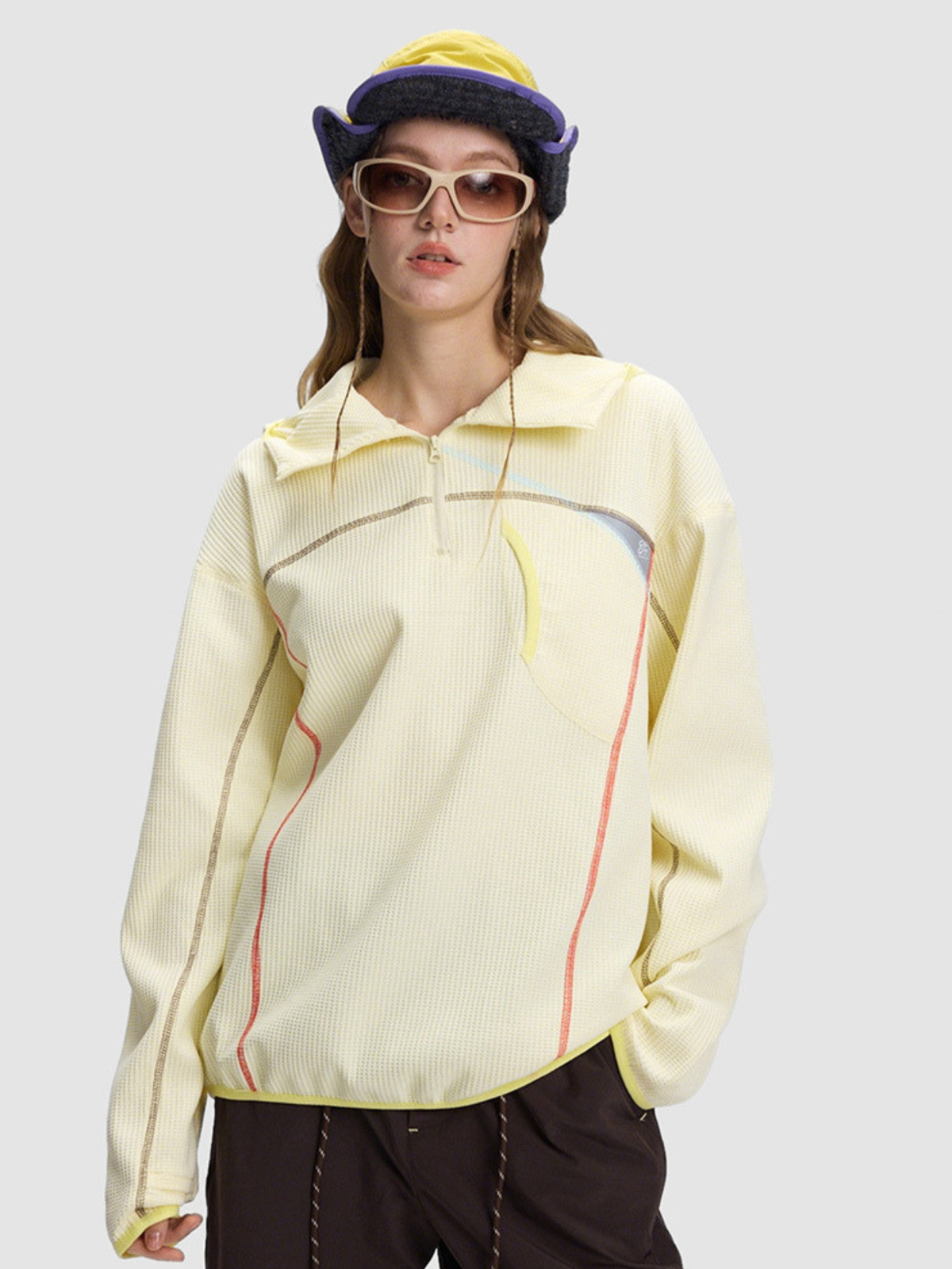 Forepeak - Damen 7A Antibakterielles schnelltrocknendes Langarmshirt mit Kapuze
