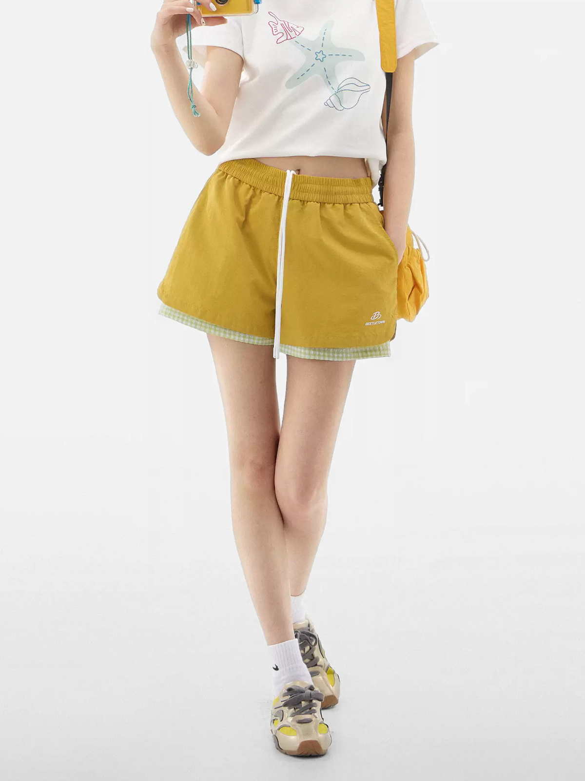 CocoRush - Schnelltrocknende Damen-Sportshorts mit UV-Schutz
