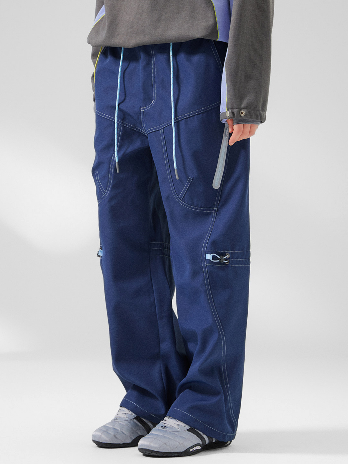 ScreeRun – Wasserabweisende, schnelltrocknende Unisex-Softshell-Fallschirmspringerhose