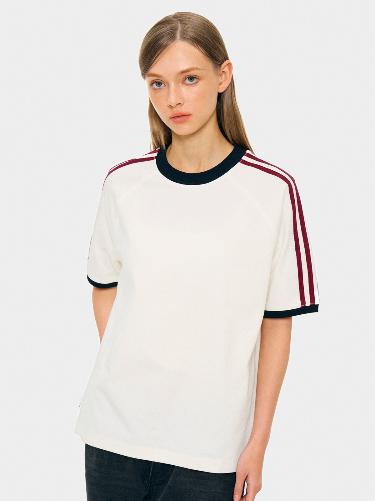 Dusttrail – Unisex Colorblock-T-Shirt mit kühlenden Streifen und schnelltrocknendem Material