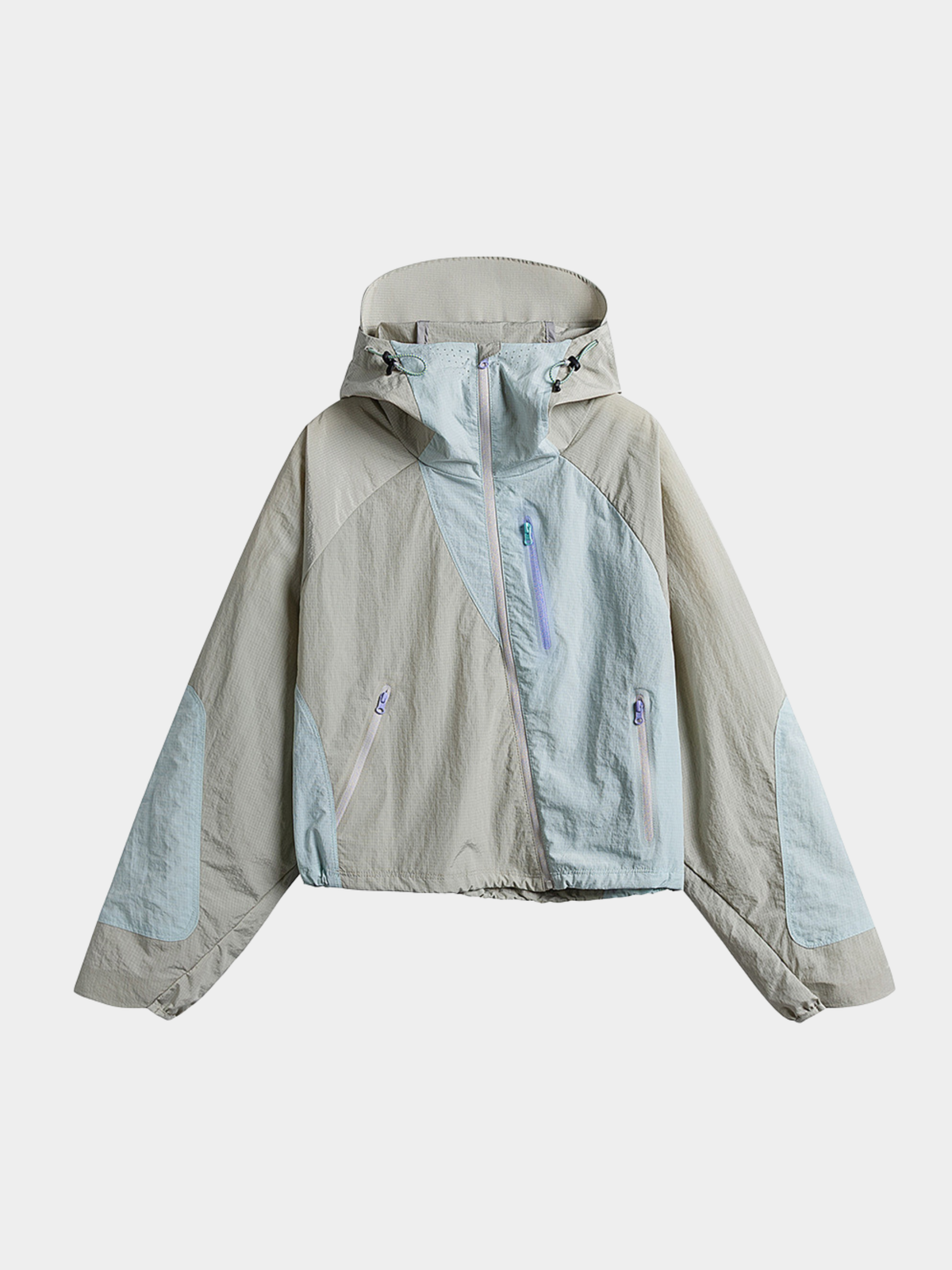 FrostFold - Kurz geschnittene UPF50+ Sonnen-Schutzjacke mit Kapuze für Damen