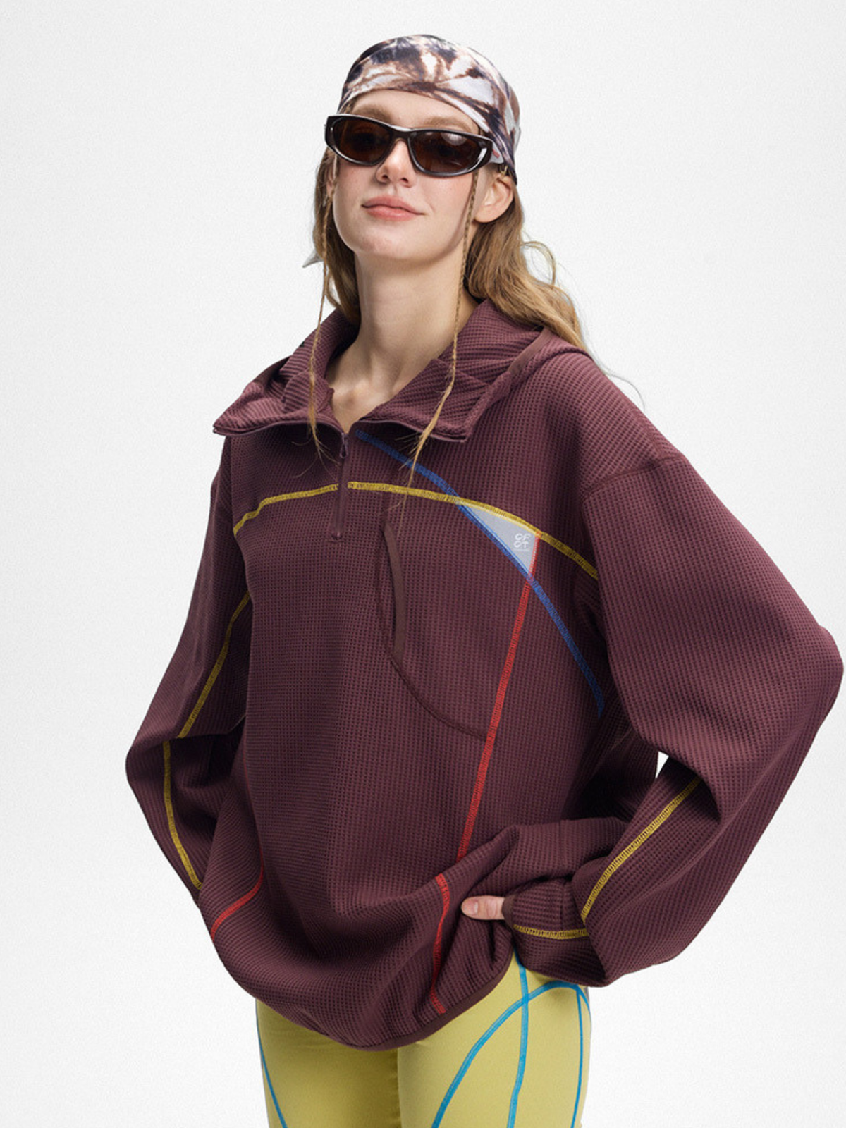 Forepeak - Damen 7A Antibakterielles schnelltrocknendes Langarmshirt mit Kapuze