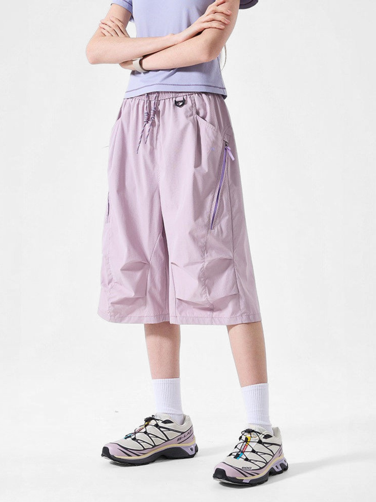 DewDash – Wasserabweisende, knitterfreie Utility-Shorts