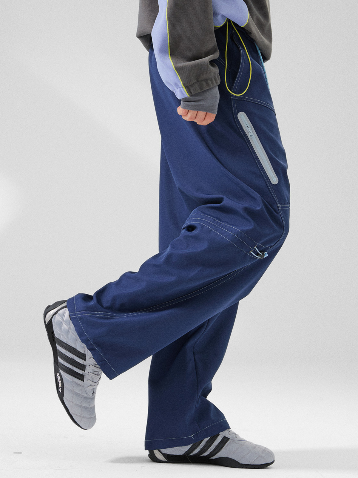 ScreeRun – Wasserabweisende, schnelltrocknende Unisex-Softshell-Fallschirmspringerhose