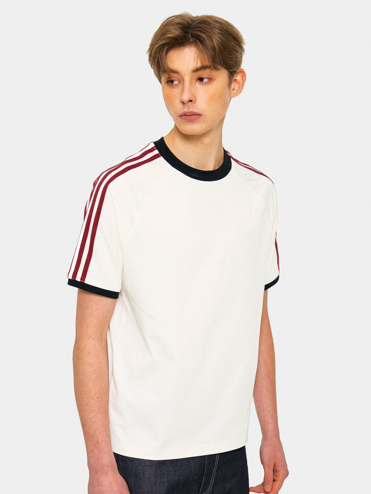 Dusttrail – Colorblock-Kühlungs-T-Shirt mit Streifen und schnelltrocknender Funktion