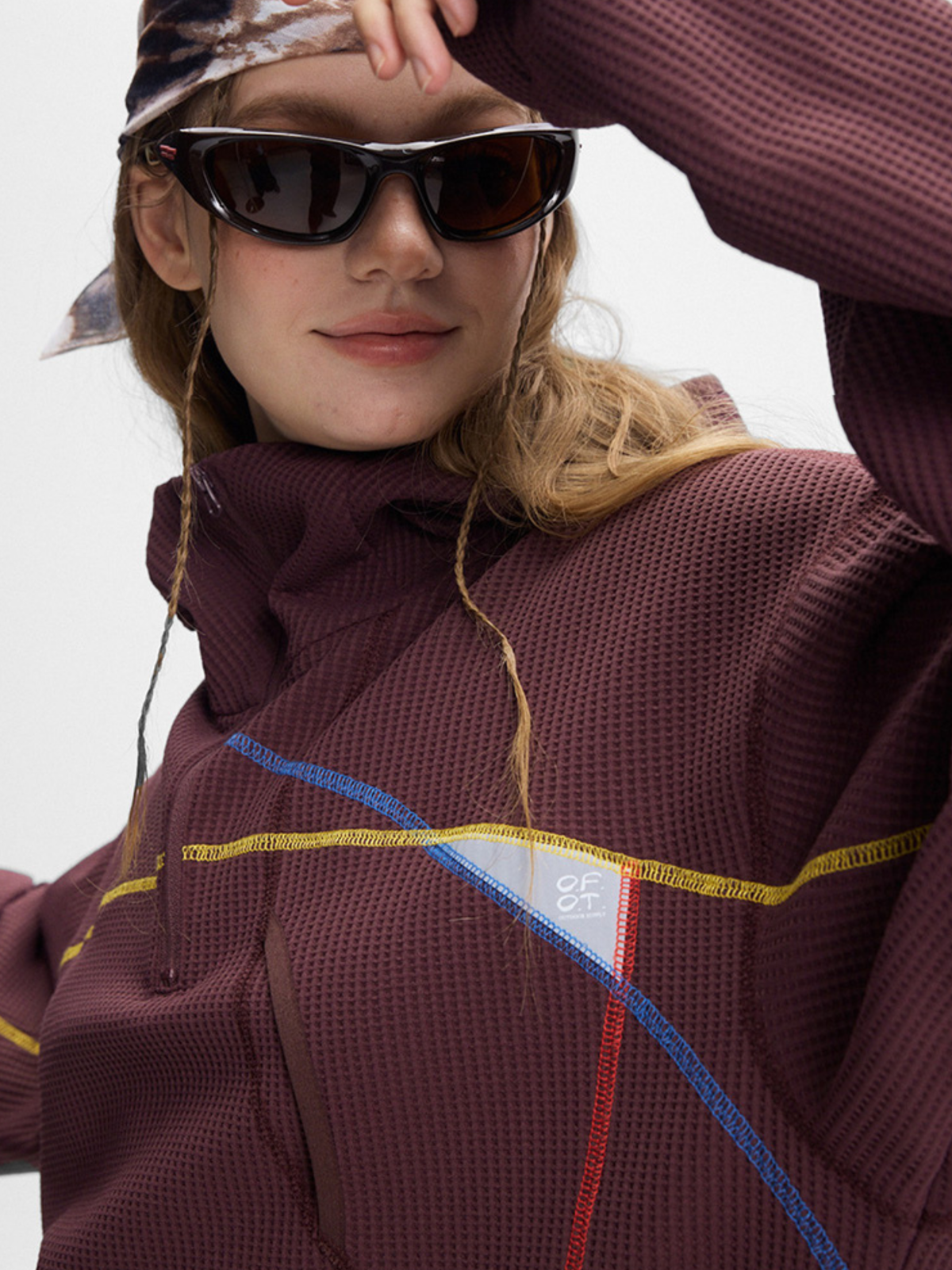 Forepeak - Damen 7A Antibakterielles schnelltrocknendes Langarmshirt mit Kapuze