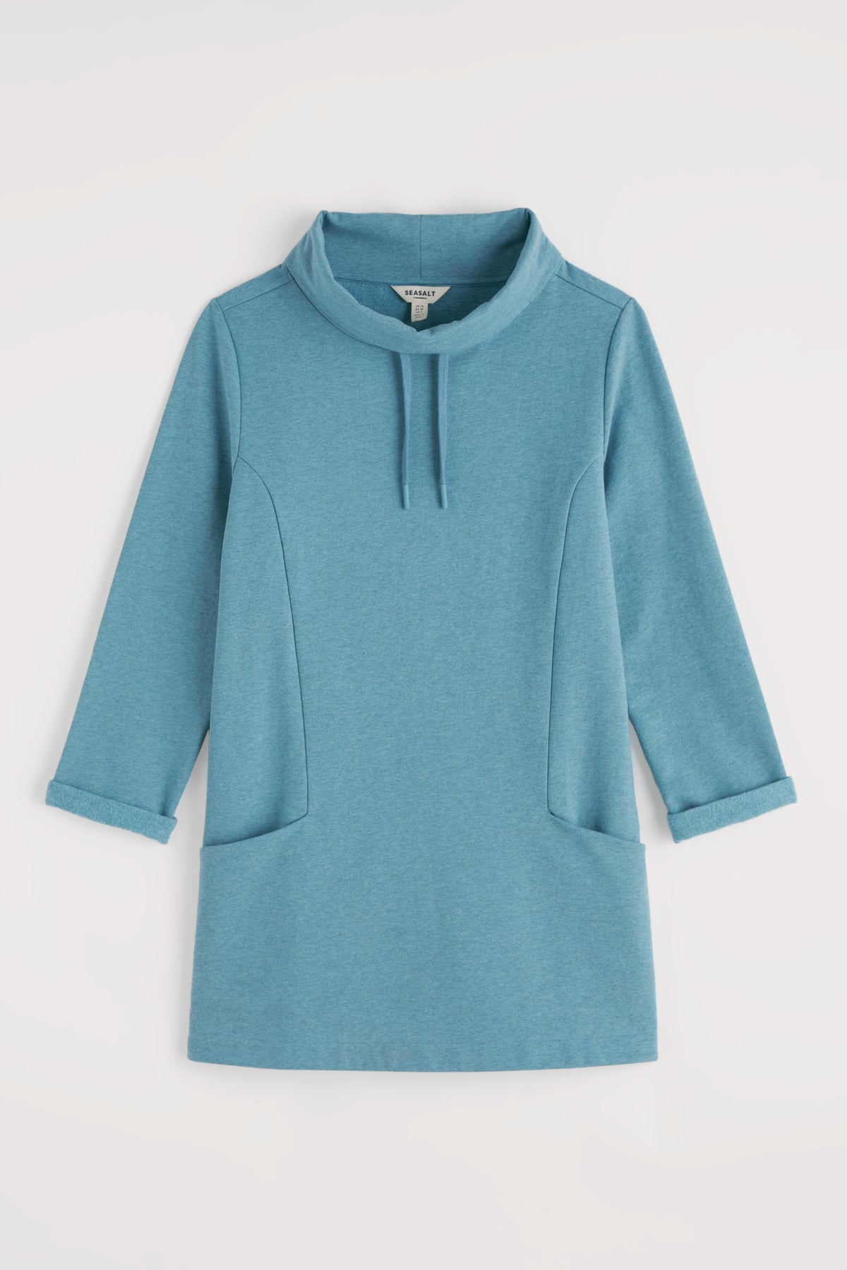 Formative Tunika aus angerautem Jersey