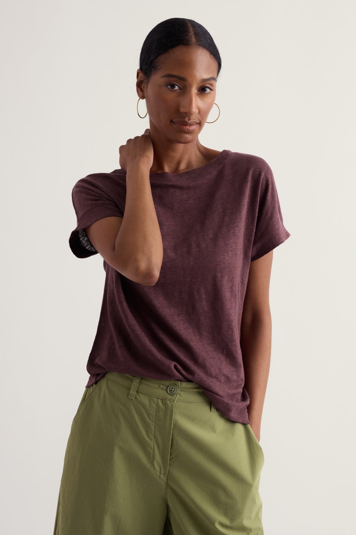 Carn Cove Leinen-T-Shirt