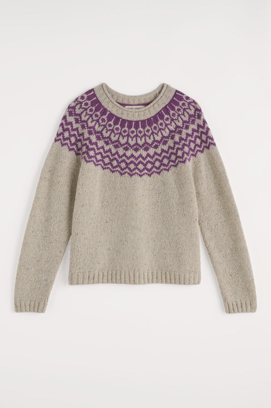 Port Kinnis Fair Isle Jumper With Merino