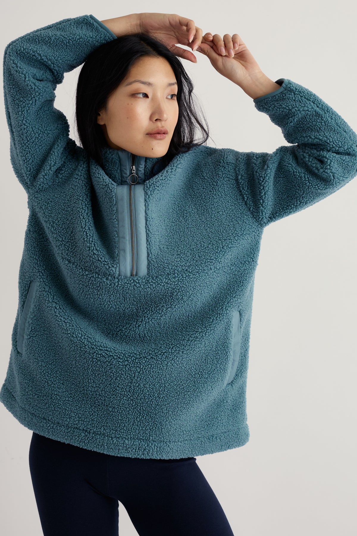 Barnaloft Fleece mit Viertelreißverschluss