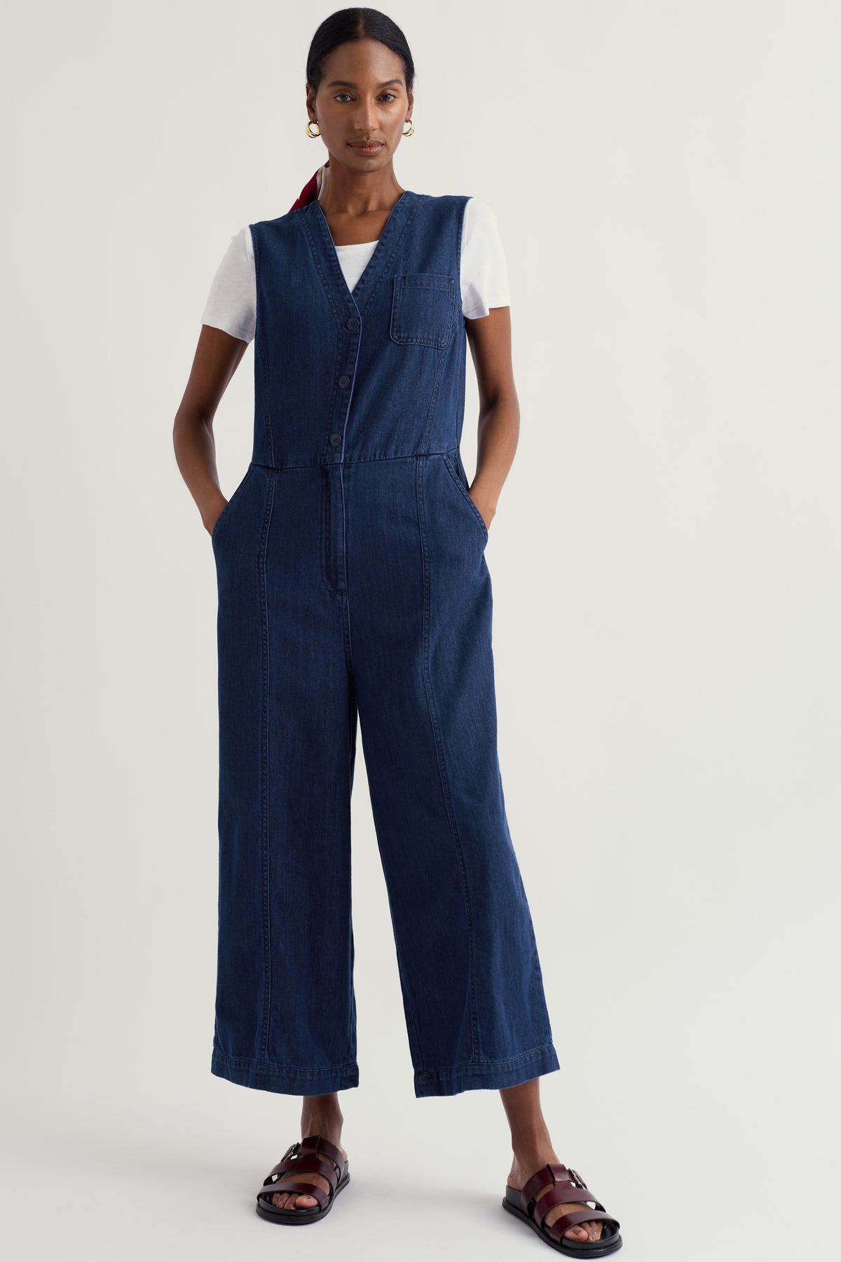 Braya Jumpsuit mit weitem Bein