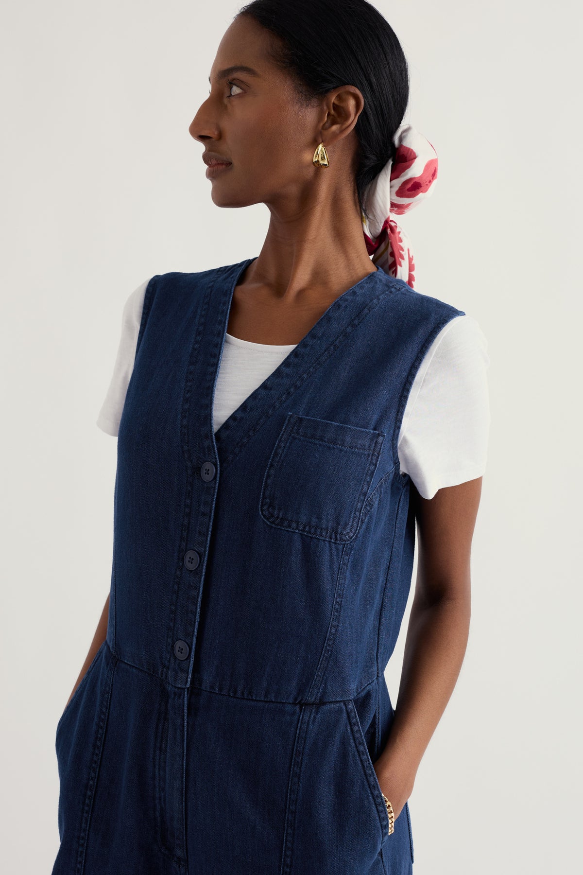 Braya Jumpsuit mit weitem Bein