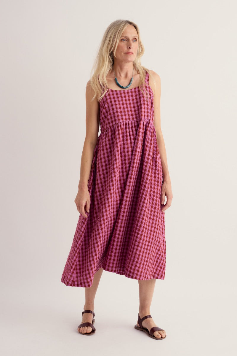 Laity Midi-Kleid mit Empire-Taille